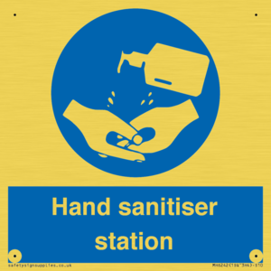 Hand sanitiser station
